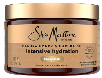 SheaMoisture Intensive Hydration Hair Masque Manuka Honey & Mafura Oil 11.5 oz