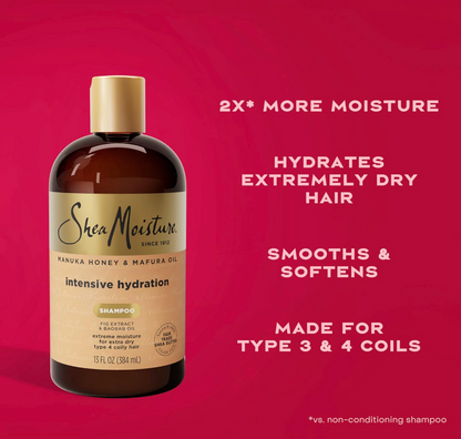 Sheamoisture manuka honey & mafura oil intensive hydration shampoo 13 oz