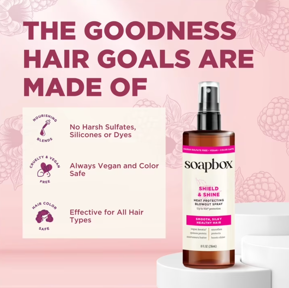 Soapbox Shield & Shine Hair Treatment, 8 oz