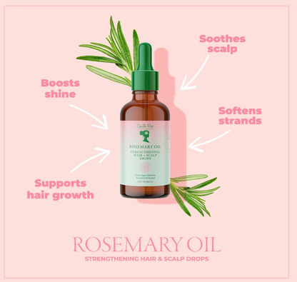 Camille Rose Rosemary Oil Hair & Scalp Drops, 1.9 oz