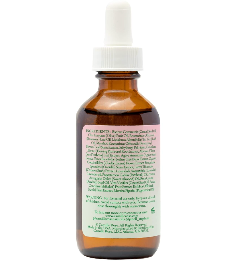 Camille Rose Rosemary Oil Hair & Scalp Drops, 1.9 oz