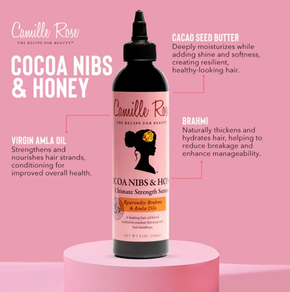 Camille Rose Cocoa Nibs & Honey Ultimate Growth Serum, 8 oz