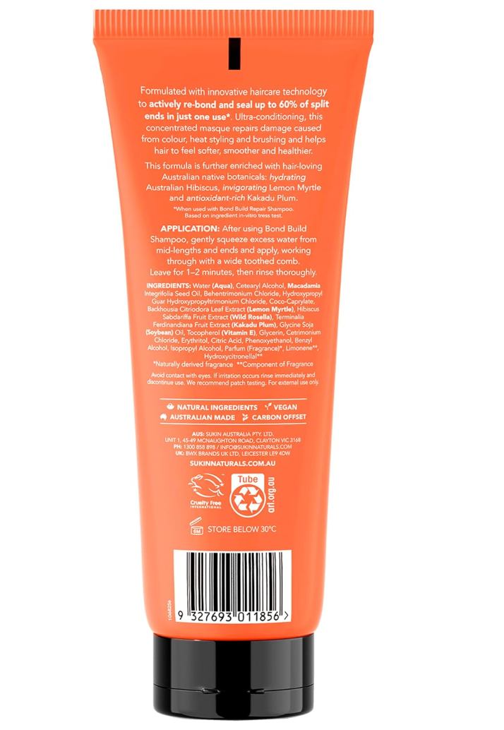 Sukin Bond Build Repair Mask, 4.76 fl oz