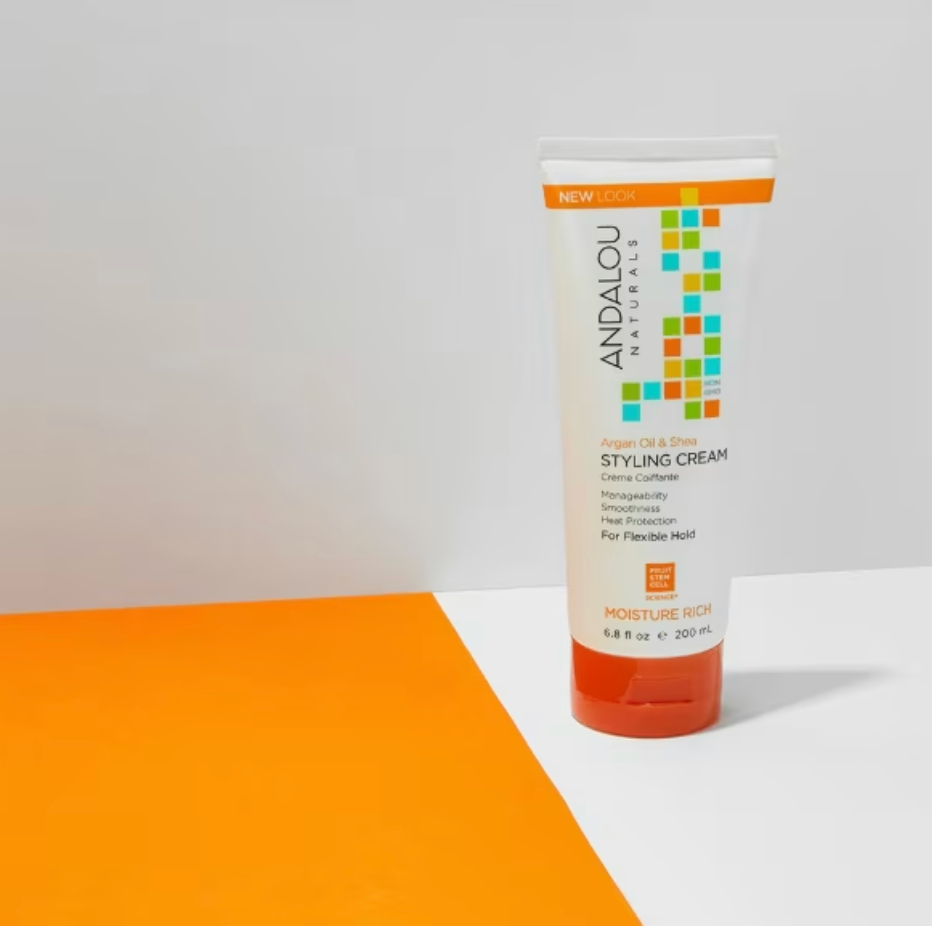 Andalou Naturals Argan Sweet Orange Styling Cream, 8.2 oz
