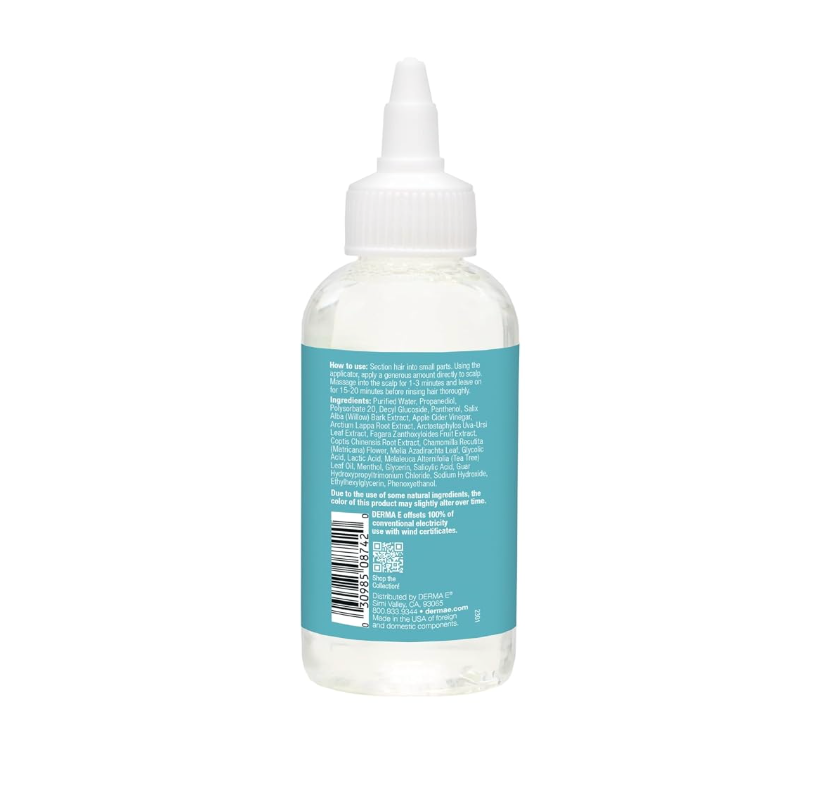 Derma E Scalp Relief Rinse, 4 fl oz
