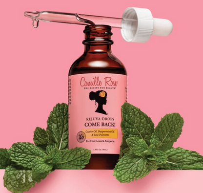 Camille Rose Rejuva-Drops Grow Back Hair Serum, 2 oz