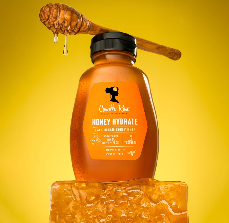 Camille Rose Honey Hydrate Leave-In Conditioner, 9 oz