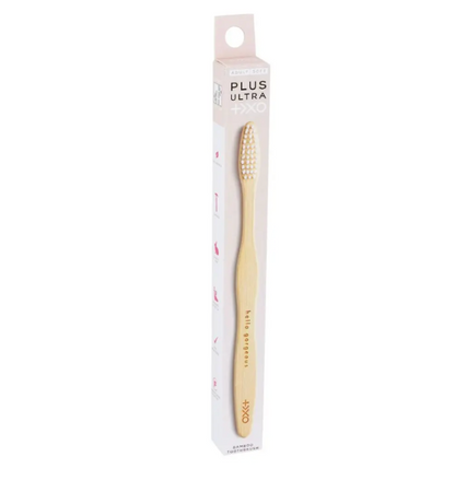Plus Ultra Bamboo Smile Adult Toothbrush Hello Gorgeous 1 Ct