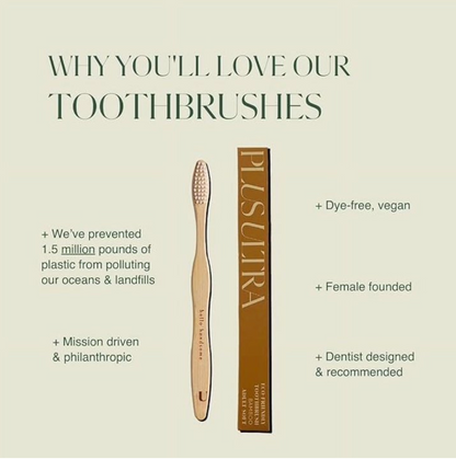 Plus Ultra Bamboo Smile Adult Toothbrush Hello Gorgeous 1 Ct
