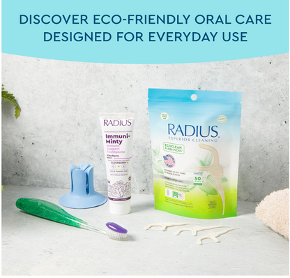 Radius Adult Peppermint Floss Picks
