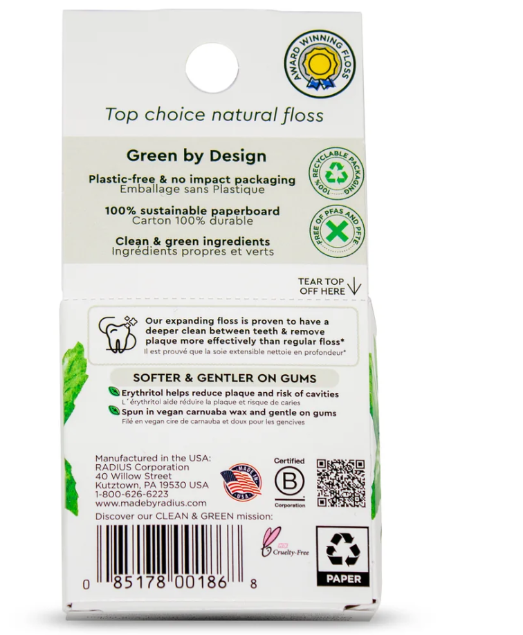 Radius Peppermint Dental Floss