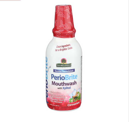 Nature's Answer Cinnamint PerioWash Mouthwash, 16 fl oz