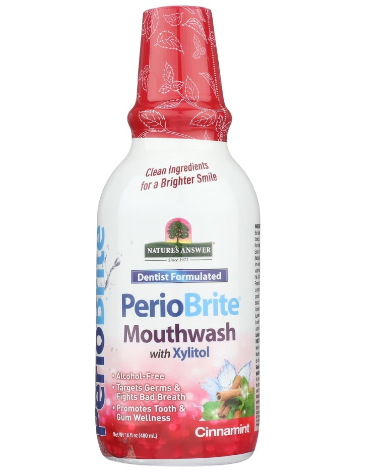 Nature's Answer Cinnamint PerioWash Mouthwash, 16 fl oz