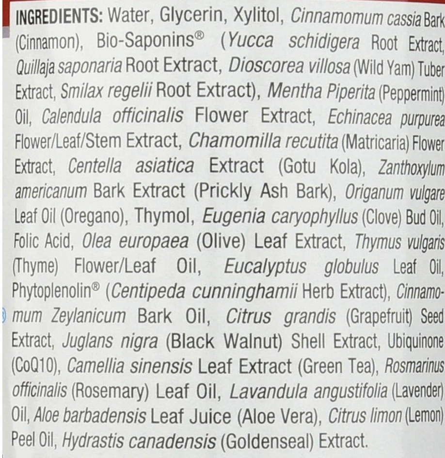 Nature's Answer Cinnamint PerioWash Mouthwash, 16 fl oz