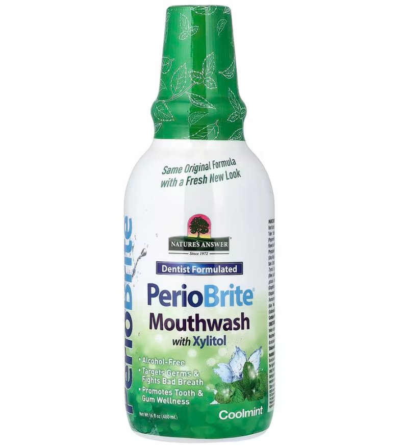 Natures Answer - Periowash Mouthwash Coolmint (16.OZ)