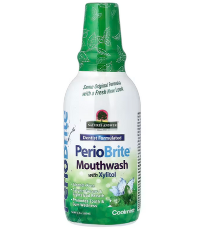 Natures Answer - Periowash Mouthwash Coolmint (16.OZ)