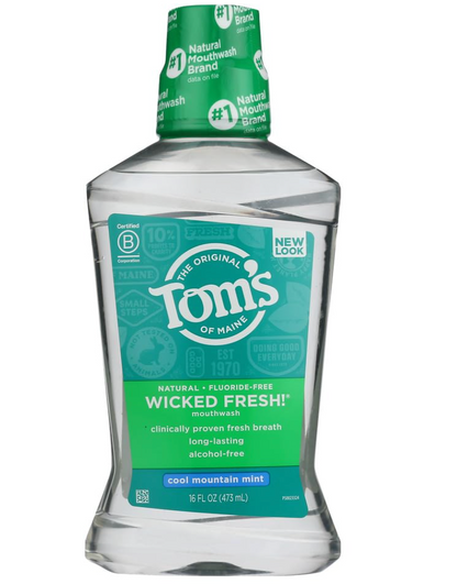 Tom's of Maine Wicked Fresh Mint Mouthwash, 16 oz