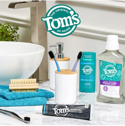 Tom's of Maine Charcoal Peppermint Toothpaste, 4 oz