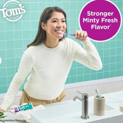 Tom's of Maine Whitening Peppermint Toothpaste, 4.5 oz