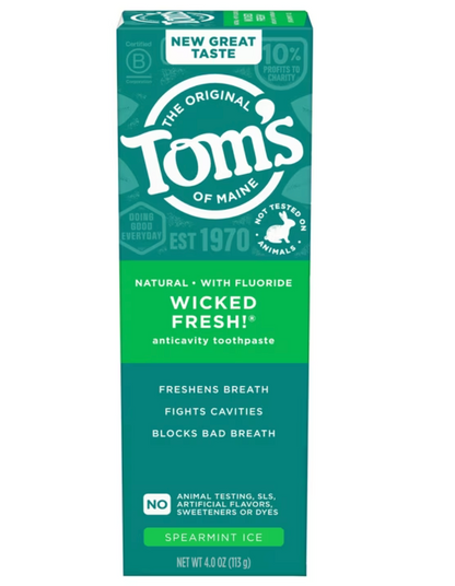 Tom's of Maine Spearmint Ice Toothpaste, 4 oz