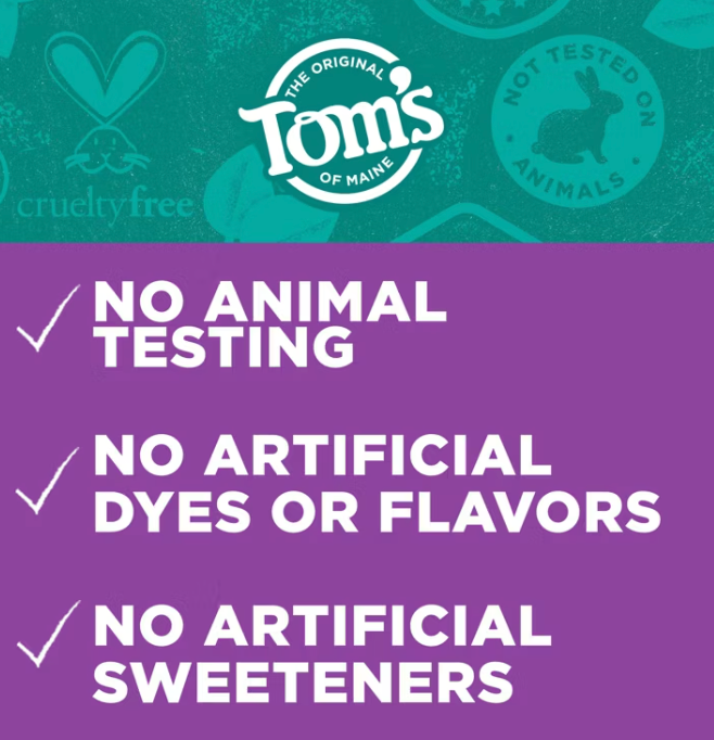 Tom's of Maine Peppermint Toothpaste Twin Pack, 8 oz