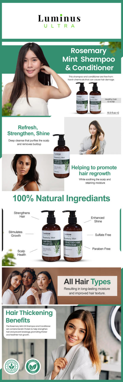 Rosemary Mint Shampoo and Conditioner-7
