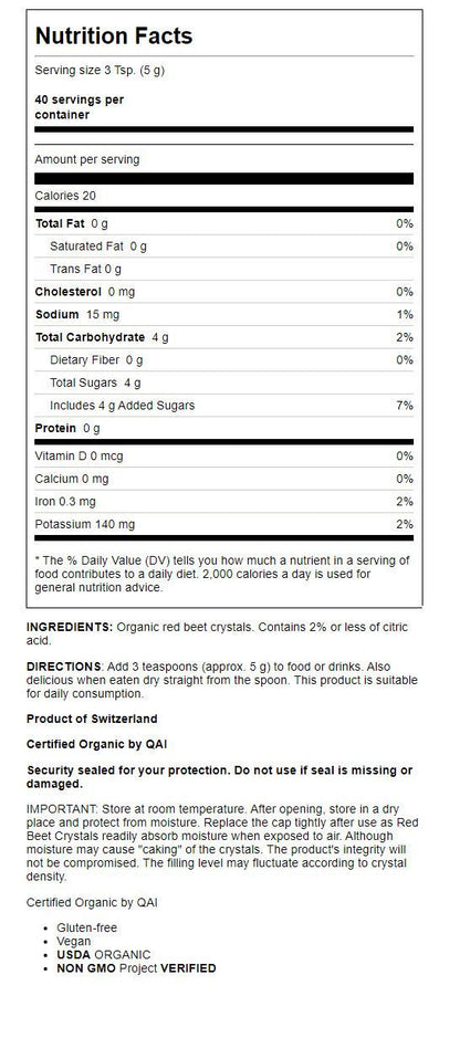 OG2 FLORA RED BEET CRYS ( 1 X 7 OZ   )-1