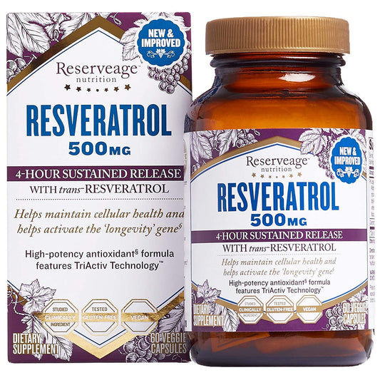 RSRVEAGE RESVERATROL 500 (1x60.00)-0