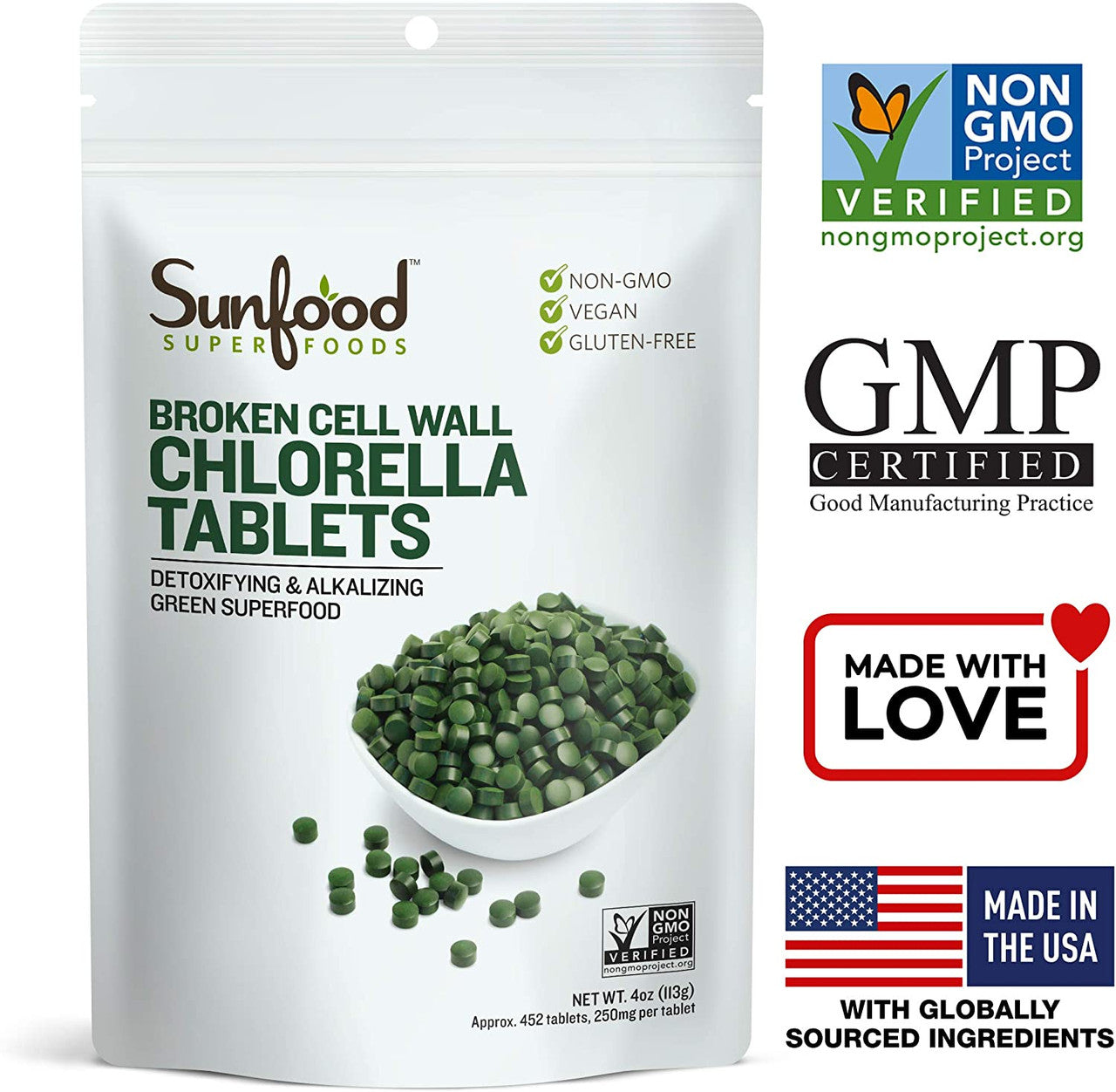 SUNFD CHLORELLA TABLETS ( 1 X 4 OZ   )-5